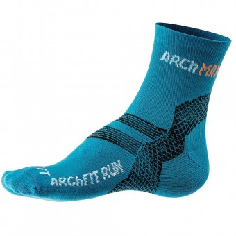 Κάλτσες trailrunning ARCh MAX ARCHFIT TRAIL RUN SHORT CUT Blue
