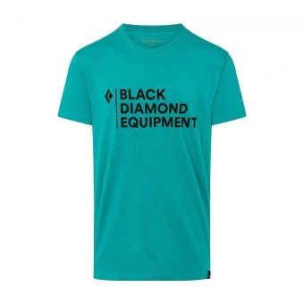 Ανδρική κοντομάνικη μπλούζα από οργανικό βαμβάκι BLACK DIAMOND M STACKED LOGO TEE Blue