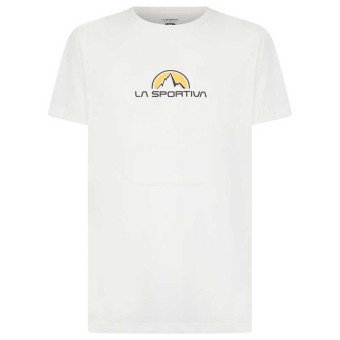 Ανδρικό κοντομάνικο μπλουζάκι από οργανικό βαμβάκι La Sportiva BRAND TEE M White