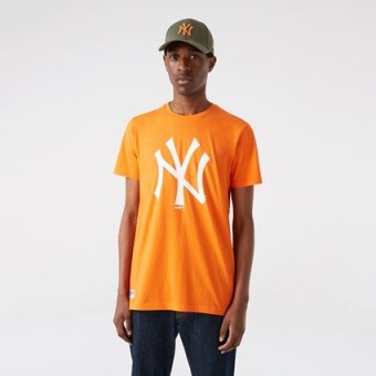Κοντομάνικο t-shirt NEW ERA SEASONAL TEAM LOGO TEAM NEW YORK YANKEES Orange