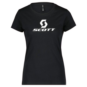 Γυναικεία κοντομάνικη μπλούζα από οργανικό βαμβάκι SCOTT ICON SHORT-SLEEVE WOMEN'S 289271-0001
